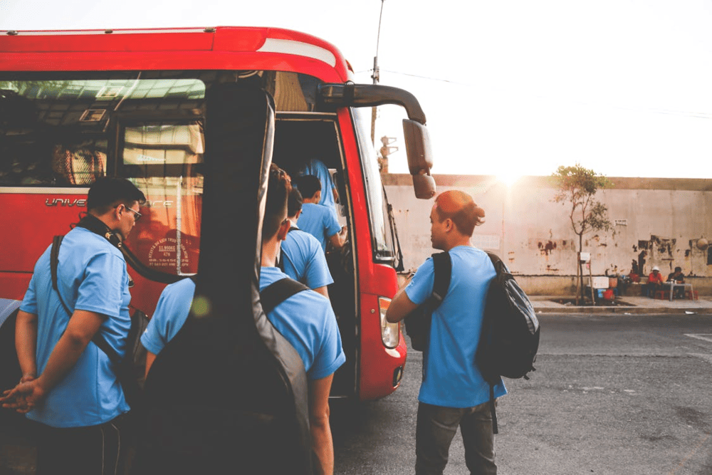 Traveling by the local bus is a budget-friendly option to experience the Danang to Hoi An journey like a local (Source: Pexels)